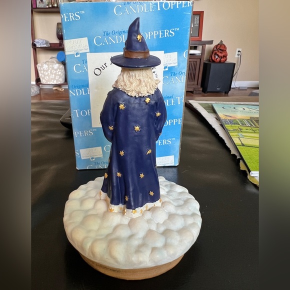 Our American Gift Vintage Wizard Candle Topper excellent detail.  Original box. - Picture 2 of 3